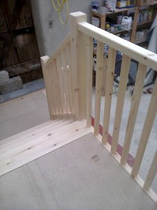 Bespoke Ash Wood Staircase Bannister Balustrades