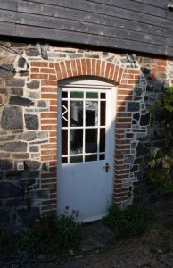 New Door Opening Brick Reveals Brick Arch Reclaimed Door