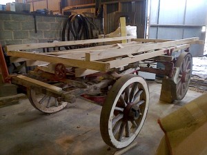 17th Century Wooden Cart Restoration