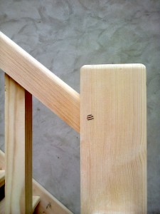 Bespoke Ash Wood Staircase Bannister Balustrades6