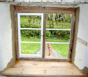 Custom Built Bespoke Oak Windows Replacing Old Window After