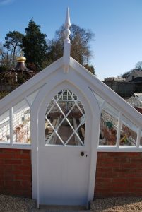 Custom Built Refurbished Victorian Greenhouse Door