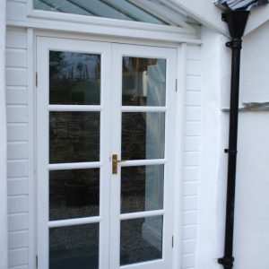 French Doors Glazed Roof Custome Made