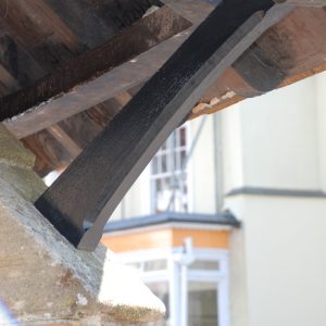 Replacement Pitch Pine Roof Brace North Tawton Clock Tower